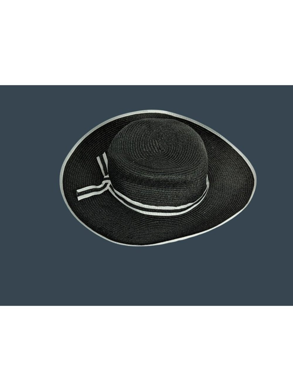 Nine West Womens Summer Packable Woven Brim Hat travel Beach Resort One Size